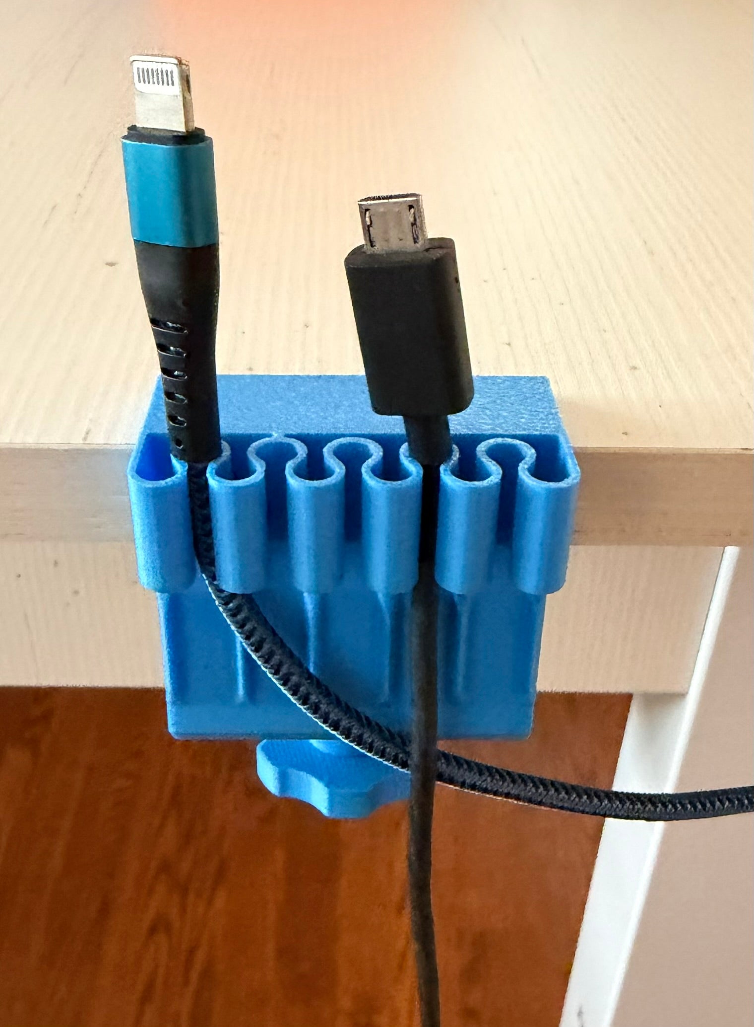 Cord Buddy Clip - Reusable Cable Management Holder For USB or & charging cords